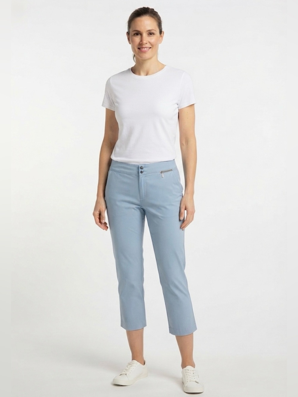 Columbia GRT Woman’s Light Blue capri pants size 4